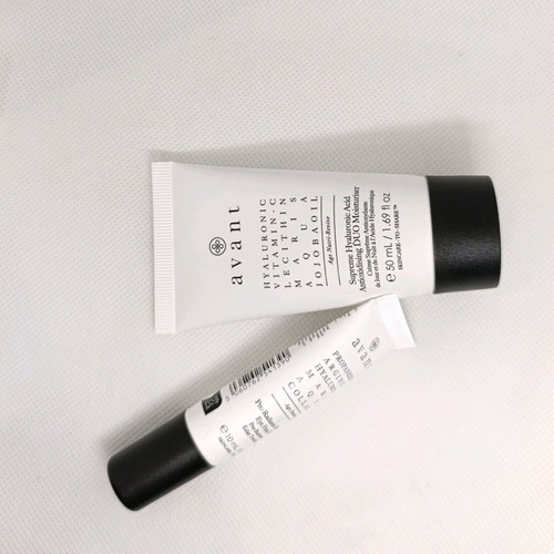 Set of 2 new Avant creams with hyaluronic acid and anti-aging effect