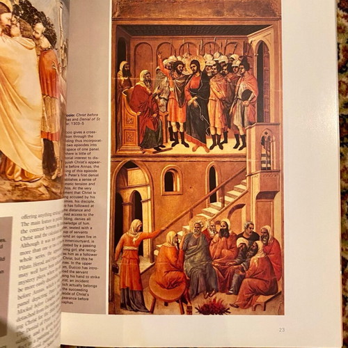 Religious painting used, Christ Passion and Crucifixion