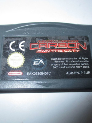 Κασετα Game Boy Advance Carbon, Own The City μεταχειρισμένη