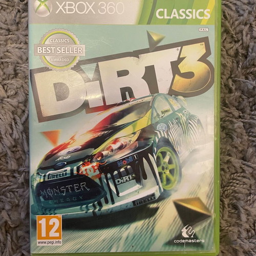 DiRT 3 Xbox 360 used, racing game