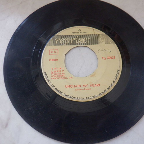 Trini Lopez If I Had A Hammer 45 RPM vinyl used Greek pressing