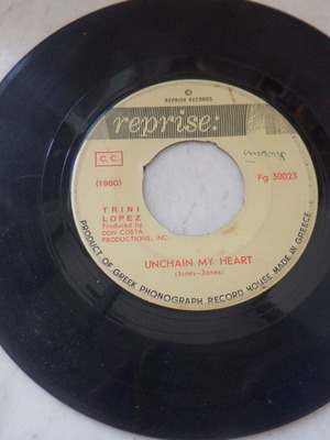 Trini Lopez If I Had A Hammer 45 RPM vinyl used Greek pressing