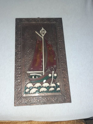 Decorative boat with smartto 15 x 25