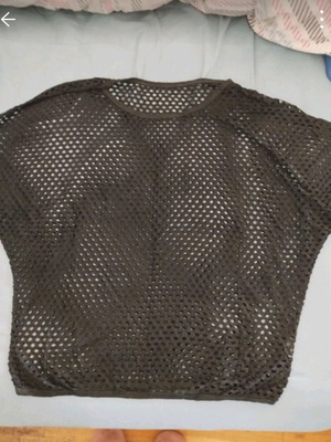 Mesh blouse women black like new