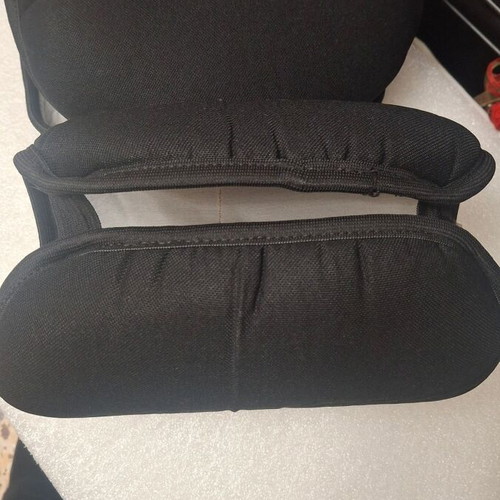 Car headrest covers, set of 2, black