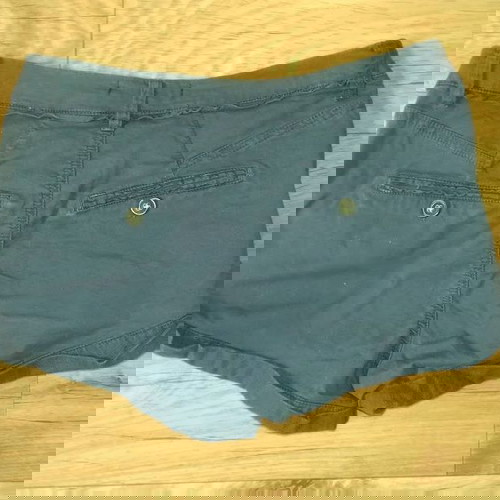 Bershka памучни летни къси панталони S/M употребявани сини