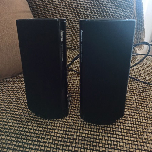 HAMA E80 stereo computer speakers used, very good condition