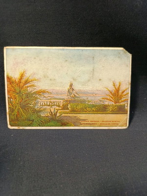 Postcard 1924 used, Corfu Achilleion Aspiotis
