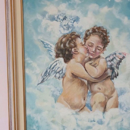 Tsairis oil painting 83x63 cm used