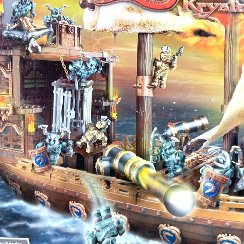 Mega Bloks Dragons Krystal Wars Man-O-War Warship 2003