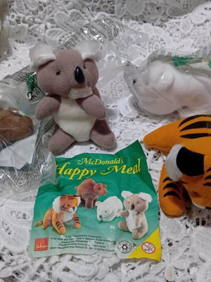 McDonalds plush animal set new, 4 different pieces