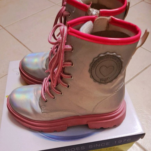 Primigi girls leather boots used size 31