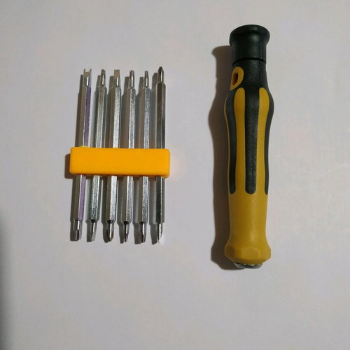 Screwdriver set for mobiles, watches and glasses like new, 12 bits