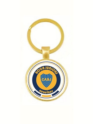 Μπρελόκ Boca Juniors καινούργιο, επικάλυψη ακρυλικό γυαλί
