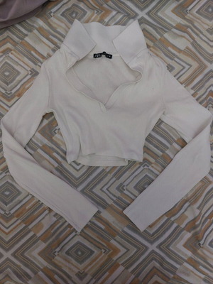 Zara blouse white like new