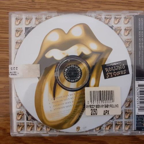 Rolling Stones Anybody Seen My Baby CD single like new, rock