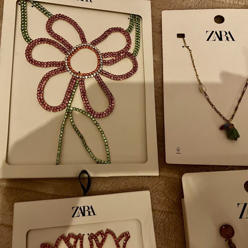 Zara necklace and earrings new
