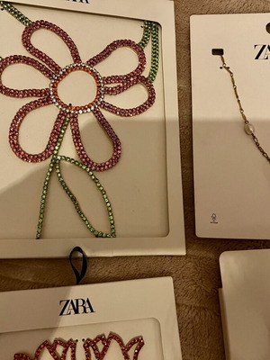 Zara necklace and earrings new