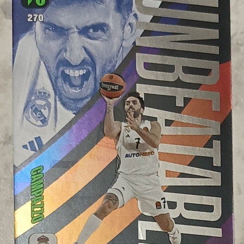 Top Class Euroleague 2024-2025 Unbeatable Campazzo Blue Edition card new
