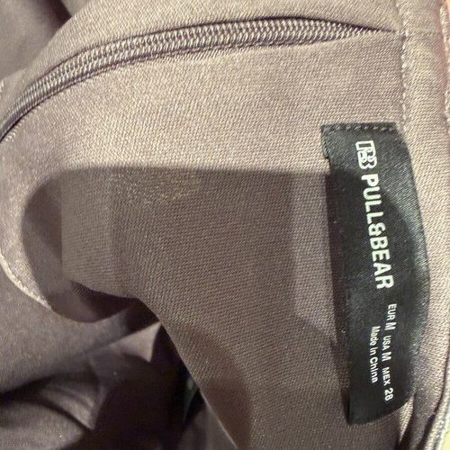 Zara top shirt, purple and silver, size M
