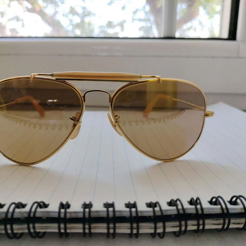 Ray-Ban 50 B&L The General 1937-1987 sunglasses used, gold