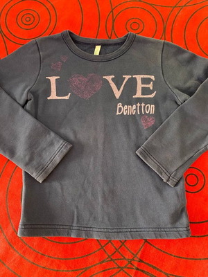 Benetton kids sweatshirt used, 110 cm for 4–5 years old