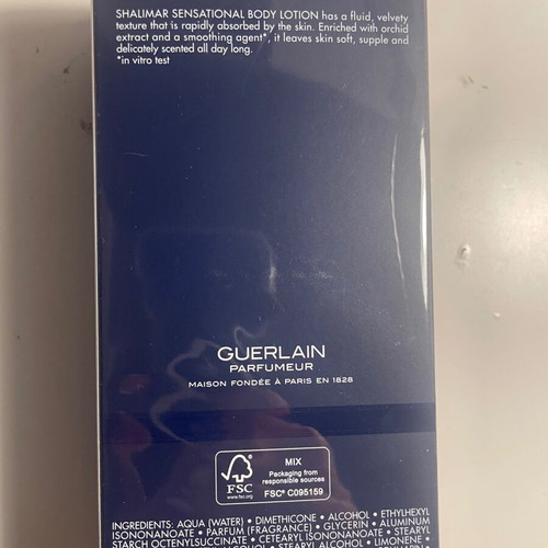 Shalimar Guerlain body lotion 200 ml
