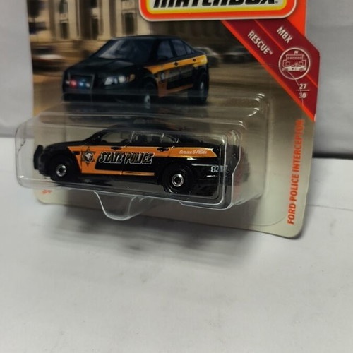 Matchbox Ford Police Interceptor diecast car 1:64 scale
