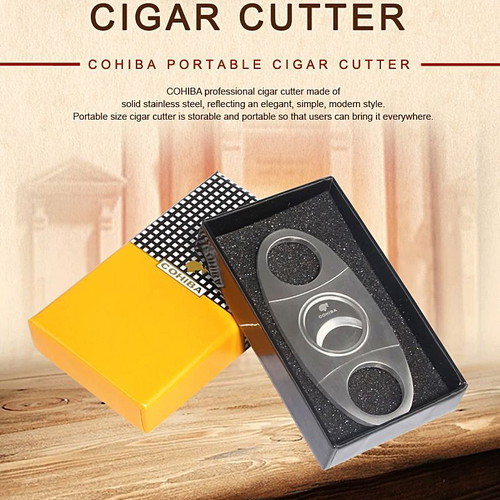 Cohiba cigar cutter new, stainless steel