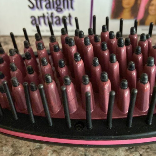 Electric hairbrush like new with 3D ceramic bristles and LCD screen