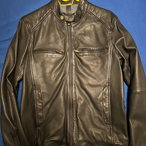 Massimo Dutty leather jacket new, size M, black