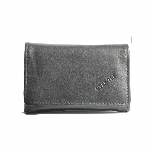 Leather Over Top black tobacco pouch new