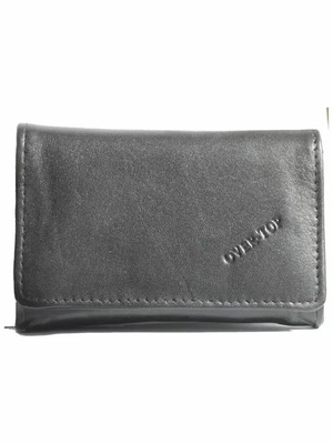 Leather Over Top black tobacco pouch new