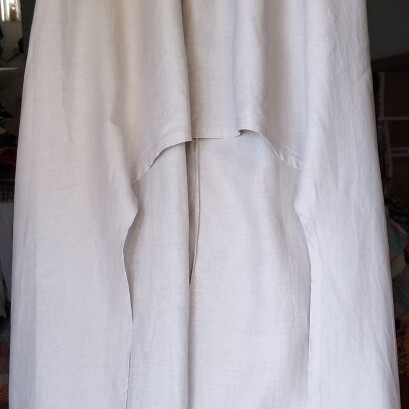 G-Throu women's linen skirt maxi, like new, beige, one size