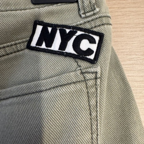 NYC The Classic kids khaki high waist denim shorts size L 10-12 years like new