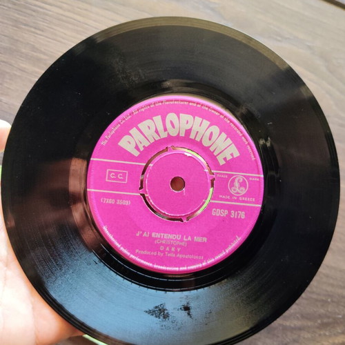 Dakis J'Ai Entendu La Mer Tu Me Reviens 7" single used, Parlophone 1966