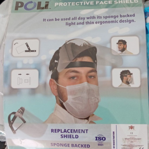 Protective Face Shield new with replacement visor