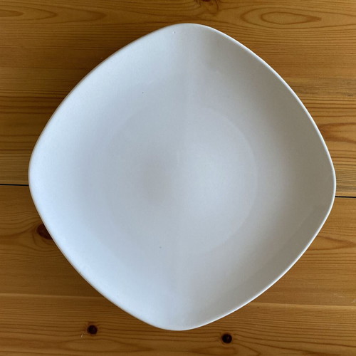 White porcelain set square 8 pieces new
