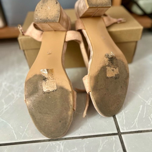 Simius pink sandals used, size 39
