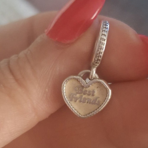 Pandora heart charm Best Friends always there