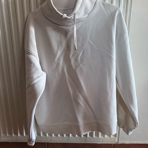 Ecoalf women's sweatshirt like new, size Small, white and beige