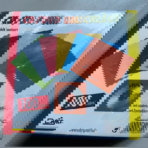 Голям пакет хартиени пликове за CD/DVD