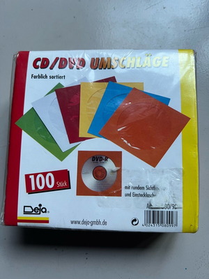 Голям пакет хартиени пликове за CD/DVD