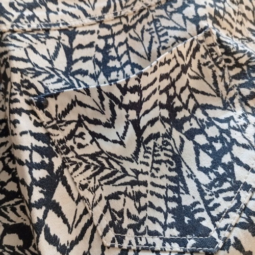ZARA elastic pants black beige like new