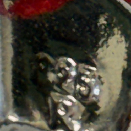 Decorative silver 925 charm with red details like new