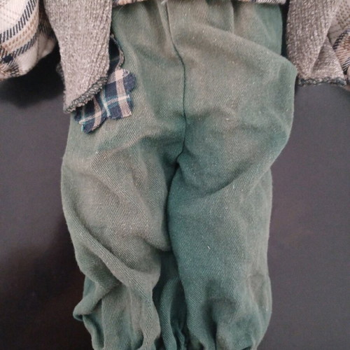 Porcelain doll used, 50 cm, in good condition