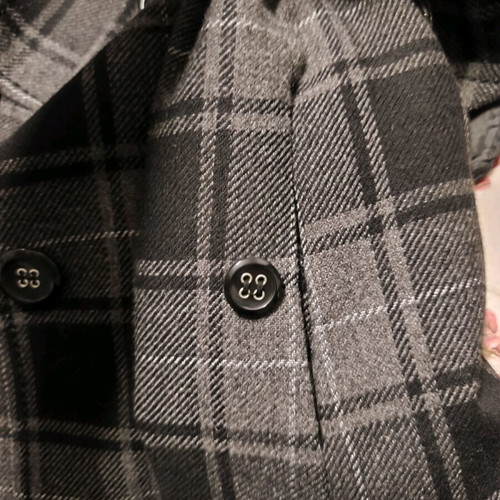 Pull & Bear coat like new, size M, black and gray