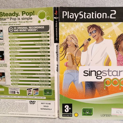 SINGSTAR POP PS2