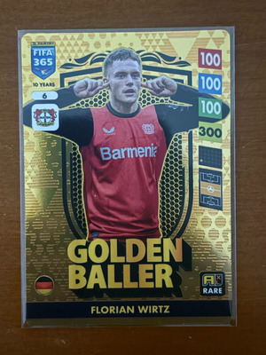 FIFA 365 Adrenalyn XL 2025 Golden Baller No6 Wirtz new card