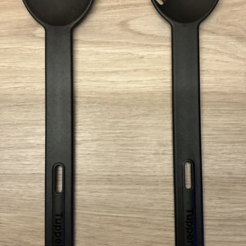 Tupperware kitchen spoon set new, ergonomic handle, heat resistant